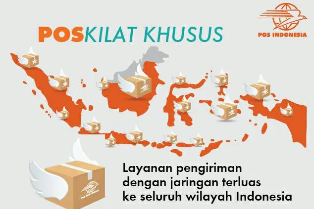 POS INDONESIA mempunyai jangkauan atau jaringan pengiriman Luas