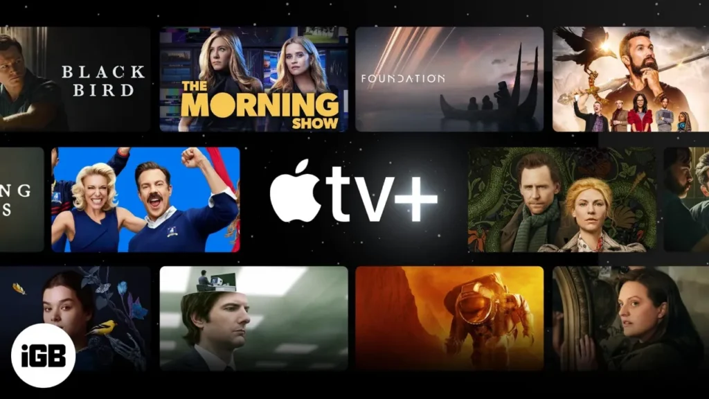 Streaming TV, media streaming video yang disampaikan langsung ke layar televisi: Apple TV+