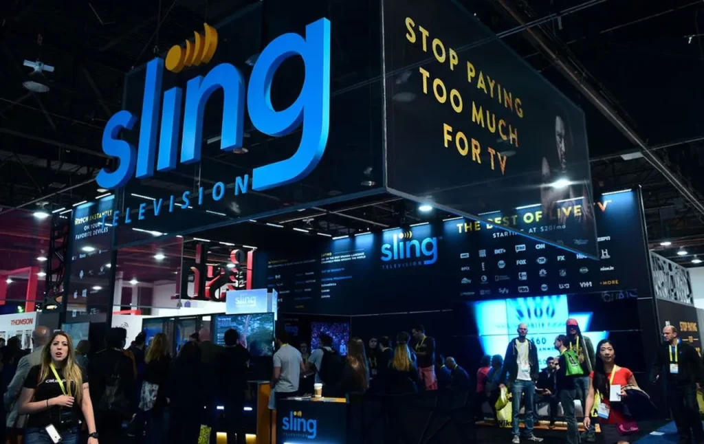 Streaming TV, media streaming video yang disampaikan langsung ke layar televisi: Sling TV