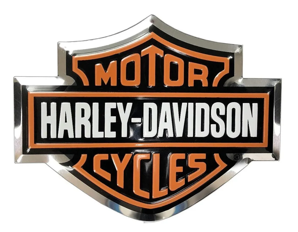 Produk dengan Merek Harley Davidson:  Stiker Logo