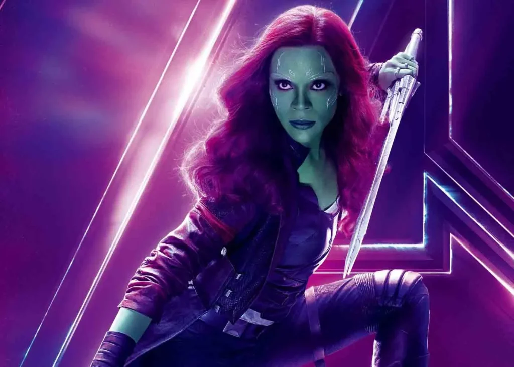 Artis Marvel dan DC Comic yang paling terkenal: Zoe Saldana (Gamora) Marvel